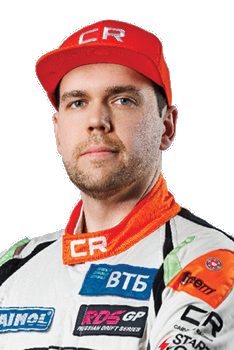 Anton Kozlov in a Carville Racing cap and suit, official RDS GP portrait